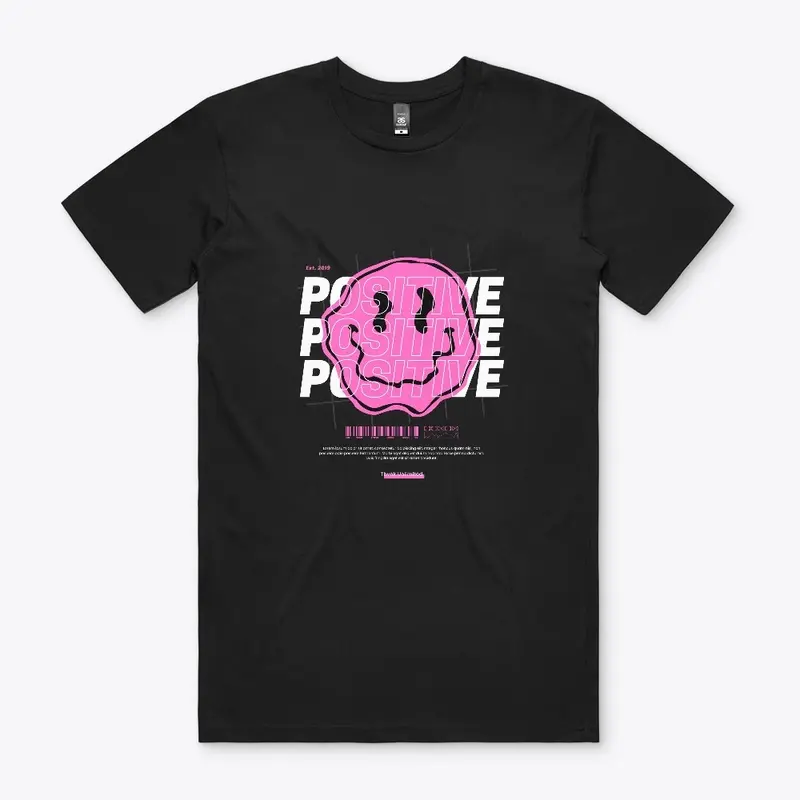 pink positive smile